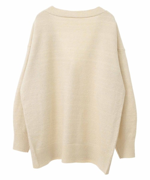 31 Sons de mode（トランテアン　ソン　ドゥ　モード）の「ロングカーデセットミニワンピース（ワンピース・レディース・ライトグレー/キャメル/ラベンダー/オフホワイト・フリー）」の10枚目の写真