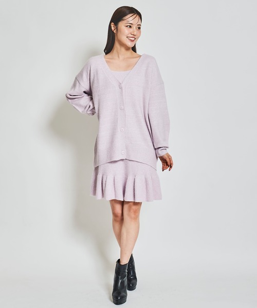 【セール】ロングカーデセットミニワンピース（ワンピース）｜31 Sons de mode（トランテアン ソン ドゥ モード）