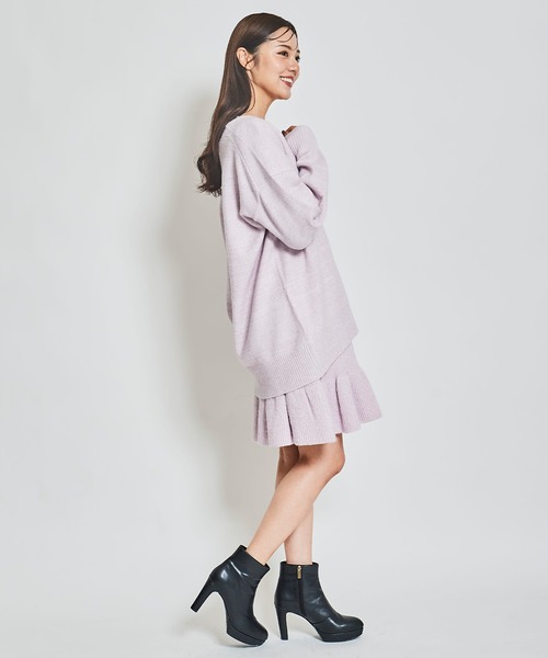 【セール】ロングカーデセットミニワンピース（ワンピース）｜31 Sons de mode（トランテアン ソン ドゥ モード）