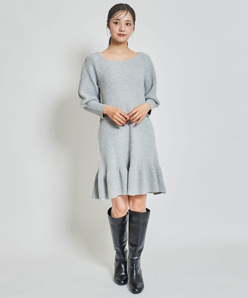 【セール】ロングカーデセットミニワンピース（ワンピース）｜31 Sons de mode（トランテアン ソン ドゥ モード）