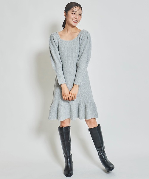 【セール】ロングカーデセットミニワンピース（ワンピース）｜31 Sons de mode（トランテアン ソン ドゥ モード）