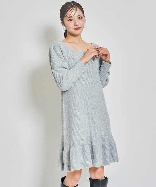 【セール】ロングカーデセットミニワンピース（ワンピース）｜31 Sons de mode（トランテアン ソン ドゥ モード）