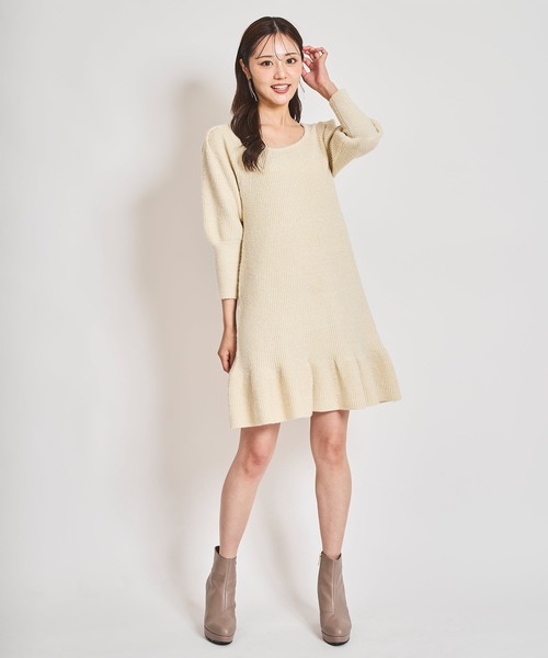 【セール】ロングカーデセットミニワンピース（ワンピース）｜31 Sons de mode（トランテアン ソン ドゥ モード）