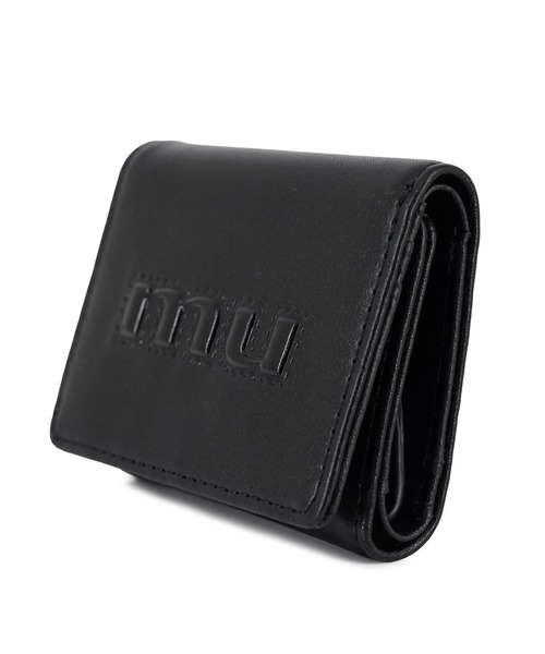MURUA(ムルーア)の「【WEB限定商品】muエンボスマイクロミニ財布 三つ折り財布 MR-W1301(財布・レディース・ブラック/グリーン・FREE)」の6枚目の写真