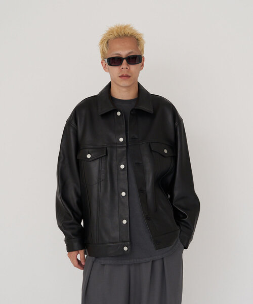 CIAOPANIC(チャオパニック)の「【RAXA/ラシャ】レザーGジャン(ブルゾン・レディース・ブラック・MEDIUM/LARGE)」の19枚目の写真