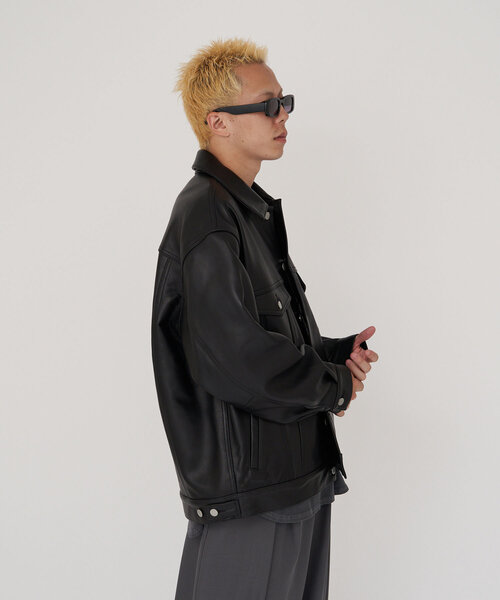 CIAOPANIC(チャオパニック)の「【RAXA/ラシャ】レザーGジャン(ブルゾン・レディース・ブラック・MEDIUM/LARGE)」の20枚目の写真