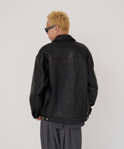 CIAOPANIC(チャオパニック)の「【RAXA/ラシャ】レザーGジャン(ブルゾン・レディース・ブラック・MEDIUM/LARGE)」の21枚目の写真