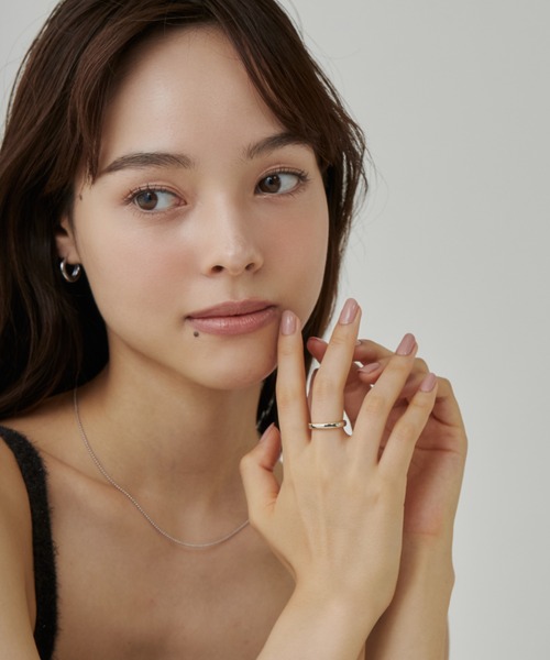 ciite' surgical stainless(シーテサージカルステンレス)の「【 金属アレルギー対応 】 バイカラーリング サージカルステンレス(リング・レディース・シルバー・11号/13号/9号)」の11枚目の写真