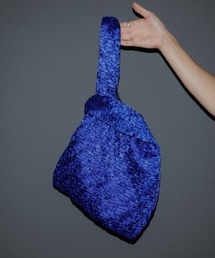 ADAM ET ROPE' | 【サステナブル】タックサテンミドルバッグ(ハンドバッグ)