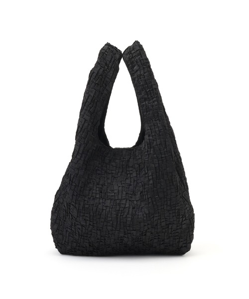 【セール】【サステナブル】タックサテンミドルバッグ（ハンドバッグ）｜ADAM ET ROPE'（アダムエロペ）