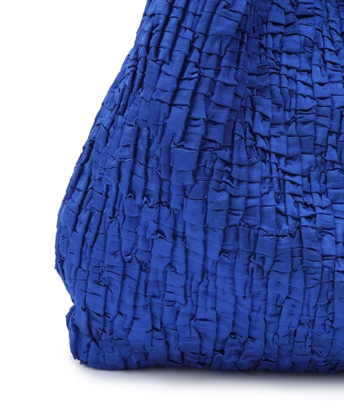 【セール】【サステナブル】タックサテンミドルバッグ（ハンドバッグ）｜ADAM ET ROPE'（アダムエロペ）