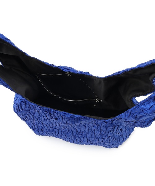 【セール】【サステナブル】タックサテンミドルバッグ（ハンドバッグ）｜ADAM ET ROPE'（アダムエロペ）