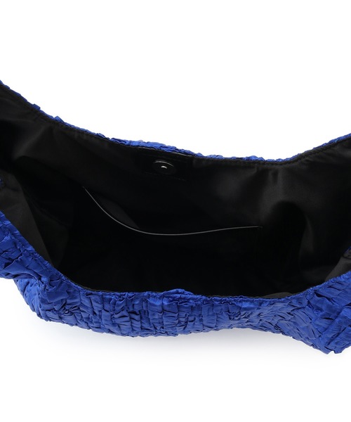 【セール】【サステナブル】タックサテンミドルバッグ（ハンドバッグ）｜ADAM ET ROPE'（アダムエロペ）