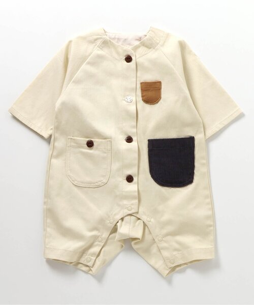 セール】シャツ風カバーオール（ロンパース）｜BREEZE（ブリーズ）の