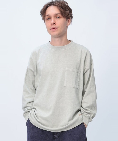 【セール】Goodwear USAコットン ポケット付き ロングTシャツ 2W764204（Tシャツ/カットソー）｜Goodwear（グッドウェア）
