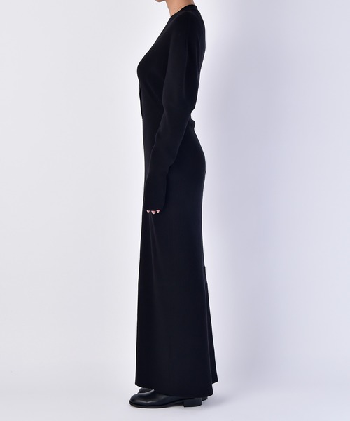 セール】ドルマンスリーブヘンリーネックニットワンピース（ワンピース