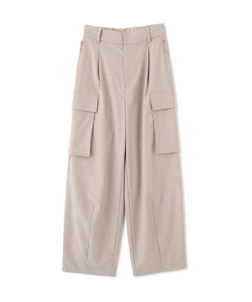 FREE'S MART（フリーズマート）の「◆ウールライクカーゴワイドパンツ（カーゴパンツ・レディース・ホワイト/グレー・SMALL/MEDIUM）」の14枚目の写真