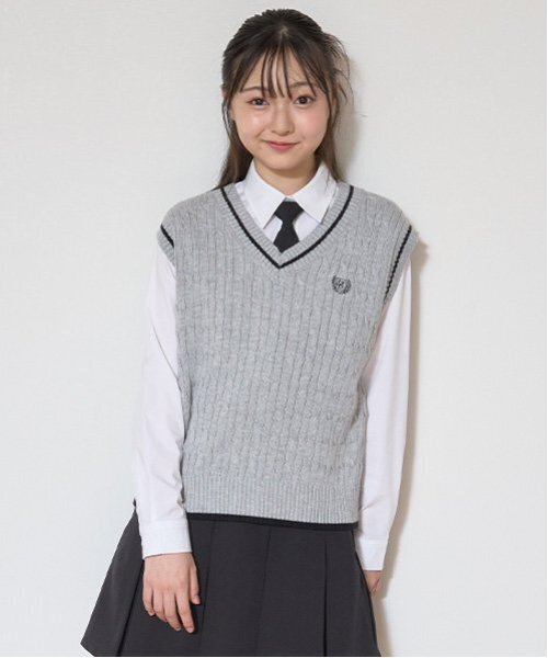 セール】【卒服】【セレモニー】【洗える】ニットベスト（ニット