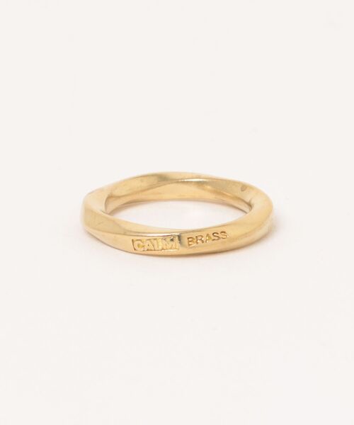 ARCHIVER(アーカイバ)の「【CM】【CALM(カーム)】BRASS Twist Ring(リング・レディース・シルバー/ゴールド/ブラック・15号/13号/11号/9号)」の12枚目の写真