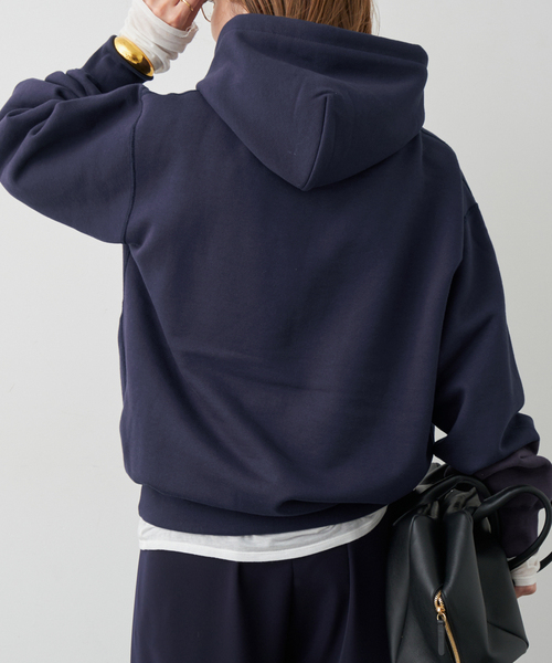 Deuxieme Classe(ドゥーズィエムクラス)の「BTN Hoodie スウェット(スウェット・レディース・ネイビー・FREE)」の13枚目の写真
