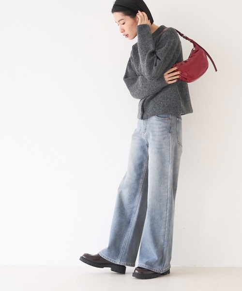 ベスト　デニム生地　裏起毛 楽天市場】【10%OFF】Lee リー 薄くて暖かな裏起毛生地。脚に