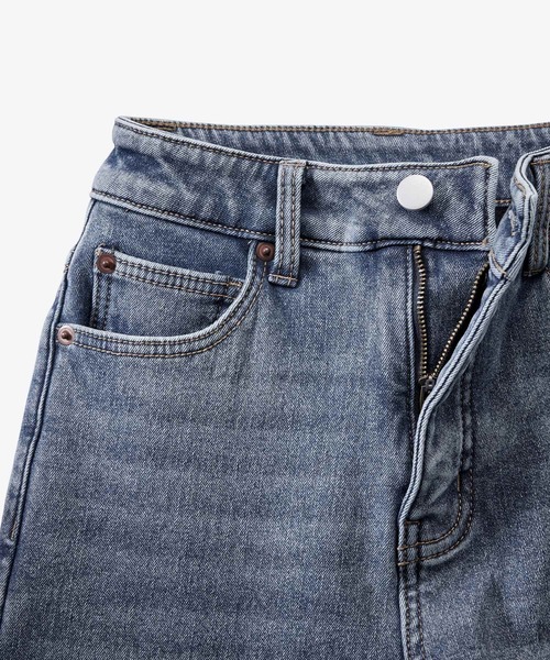 coca(coca)(コカ)の「【DAILY WARM】裏起毛デニムワイドパンツ(デニムパンツ・レディース・ライトブルー/ブルー/ブラック・M/L/S/XS/XL/2XL)」の15枚目の写真