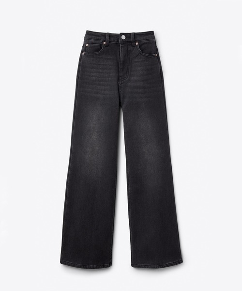 coca(coca)(コカ)の「【DAILY WARM】裏起毛デニムワイドパンツ(デニムパンツ・レディース・ライトブルー/ブルー/ブラック・M/L/S/XS/XL/2XL)」の19枚目の写真