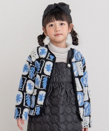 ジャカードボアフリースジャケット