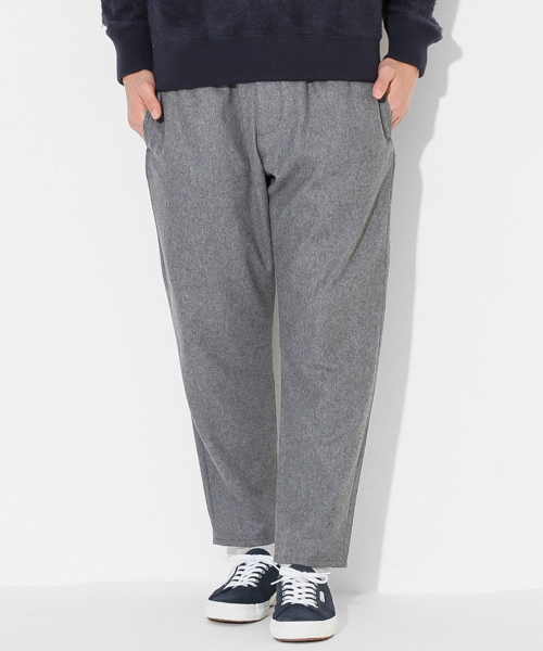 SENSE OF PLACE by URBAN RESEARCH（センスオブプレイスバイアーバンリサーチ）の「【B】ウールイージースラウチパンツ（その他パンツ・メンズ・ブラック/ネイビー/グレー・M/L）」の2枚目の写真