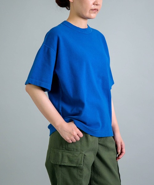 OMNIGOD（オムニゴッド）の「[OMNIGOD womens / オムニゴッド] KLフライス ショートスリーブワイドTシャツ（Tシャツ/カットソー・レディース・ブラック/ピンク/ホワイト/ブルー/コバルトブルー・FREE）」の21枚目の写真