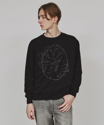 裏毛フラワースウェット