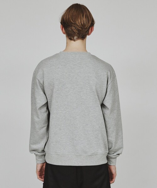 tk.TAKEO KIKUCHI（ティーケータケオキクチ）の「裏毛フラワースウェット（Tシャツ/カットソー・メンズ・チャコールグレー/ベージュ/グレー系4・02/03/04）」の6枚目の写真