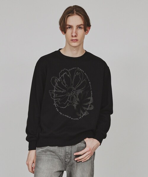 tk.TAKEO KIKUCHI（ティーケータケオキクチ）の「裏毛フラワースウェット（Tシャツ/カットソー・メンズ・チャコールグレー/ベージュ/グレー系4・02/03/04）」の11枚目の写真