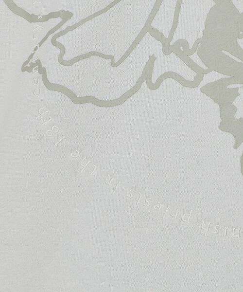 tk.TAKEO KIKUCHI（ティーケータケオキクチ）の「裏毛フラワースウェット（Tシャツ/カットソー・メンズ・チャコールグレー/ベージュ/グレー系4・02/03/04）」の18枚目の写真