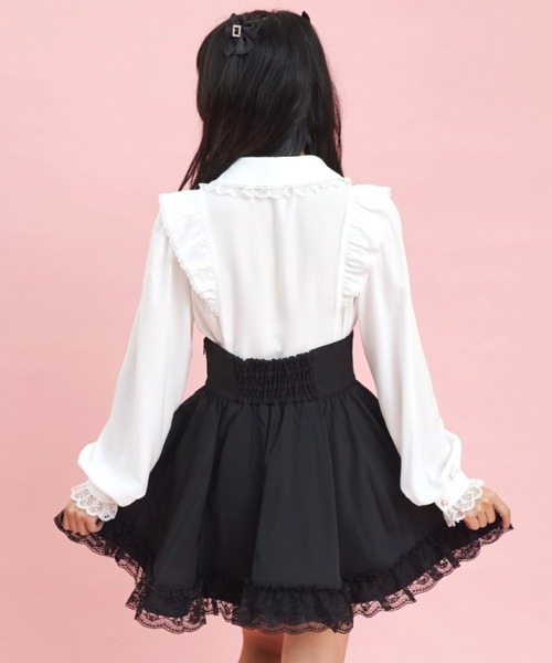 Secret Honey（シークレットハニー）の「ホースヘアスカパン（スカート・レディース・ブラック/ワインレッド・MEDIUM）」の8枚目の写真