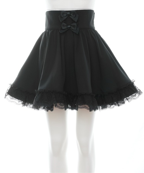 Secret Honey（シークレットハニー）の「ホースヘアスカパン（スカート・レディース・ブラック/ワインレッド・MEDIUM）」の10枚目の写真