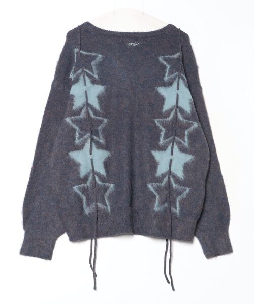 セール】String star argyle knit（ニット/セーター）｜shesame