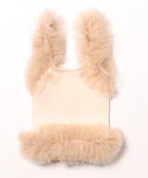 LOWRYS FARM | チュールフリルトートBAG　152778(トートバッグ)