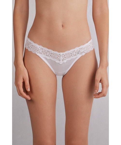【新品】Intimissimi ブラックレースブラジャーショーツセット 80C Intimissimi ブラックレースブラジャーショーツセット - 下着