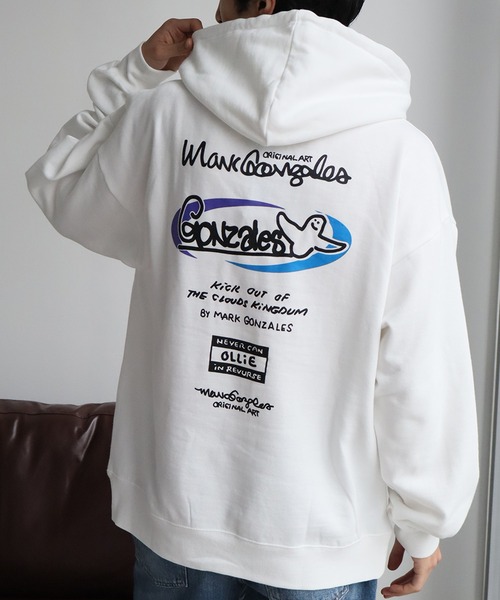 マークゴンザレス　直筆アート　mark gonzales アートワークサイン入り Mark Gonzales tシャツ 「WEB・直営店限定」MARK GONZALES