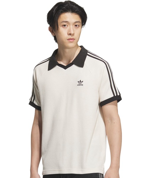 adidas(�A�f�B�_�X)��adidas WAFFLE SHORT SLEEVE POLO / �A�f�B�_�X ���b�t�� �V���[�g �X���[�u �|���ySP�z(�|���V���c)