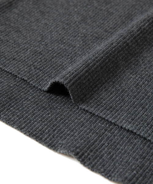 ADAM ET ROPE'(アダムエロペ)の「【公式サイト限定】【AURALEE(オーラリー)】 SUPER FINE WOOL HIGH GAUGE RIB KNIT TURTLE(ニット/セーター・レディース・レッド・1)」の10枚目の写真