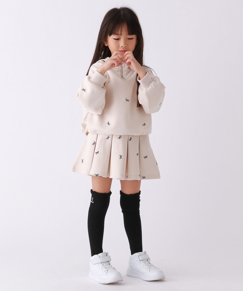 10C REPIPI(ジューシーレピピ)の「【10C REPIPI】ソウガラハーフZIPパーカー(パーカー・キッズ・グレー/サックスブルー/アイボリー・110cm/130cm/120cm)」の5枚目の写真