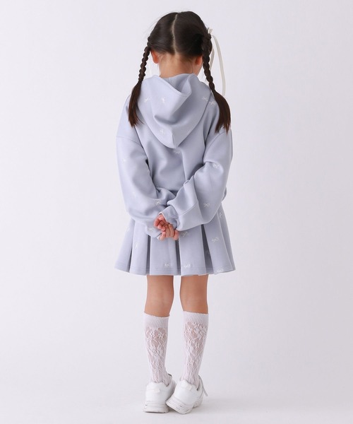 10C REPIPI(ジューシーレピピ)の「【10C REPIPI】ソウガラハーフZIPパーカー(パーカー・キッズ・グレー/サックスブルー/アイボリー・110cm/130cm/120cm)」の9枚目の写真