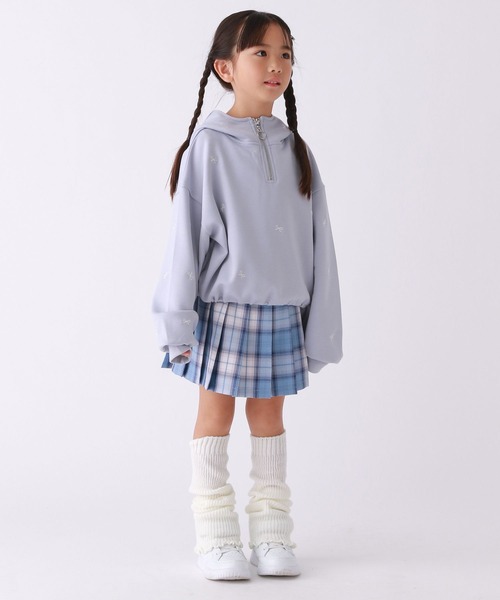 10C REPIPI(ジューシーレピピ)の「【10C REPIPI】ソウガラハーフZIPパーカー(パーカー・キッズ・グレー/サックスブルー/アイボリー・110cm/130cm/120cm)」の10枚目の写真