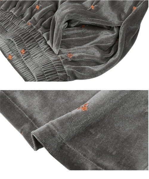 セール】総刺繍ベロアワイドパンツ（その他パンツ）｜KOBE LETTUCE