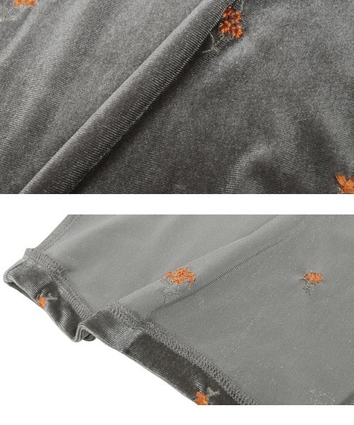 セール】総刺繍ベロアワイドパンツ（その他パンツ）｜KOBE LETTUCE