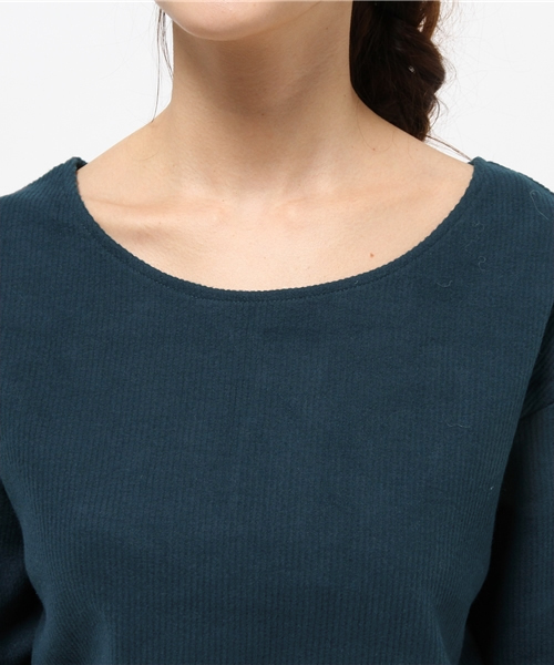 Kastane（カスタネ）の「テレコPO（Tシャツ/カットソー・レディース・オフホワイト/グレー/ネイビー/キャメル・FREE）」の8枚目の写真