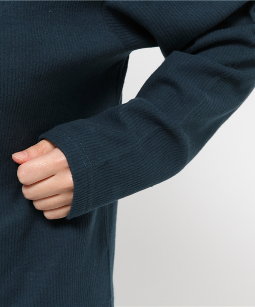 Kastane（カスタネ）の「テレコPO（Tシャツ/カットソー・レディース・オフホワイト/グレー/ネイビー/キャメル・FREE）」の9枚目の写真