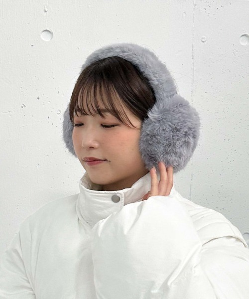 archives（アルシーヴ）の「カラフルコンパクトイヤマフ（イヤーマフ・レディース・ブラウン/グレー/オフホワイト・FREE）」の18枚目の写真